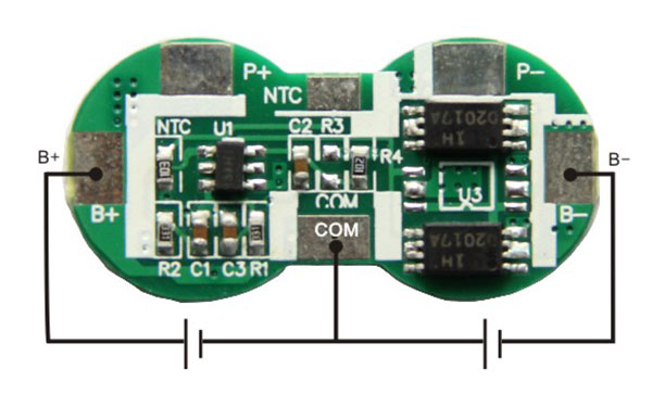 锂电池保护板的接线简化教程