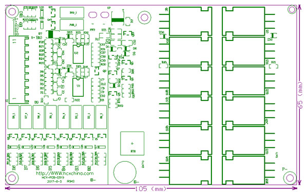 PCB尺寸图