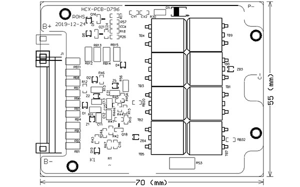 PCB尺寸图