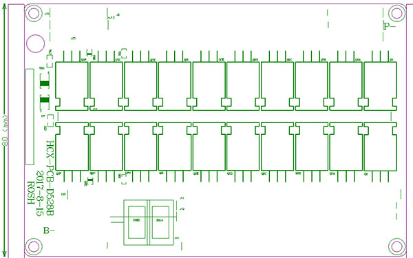 PCB尺寸图