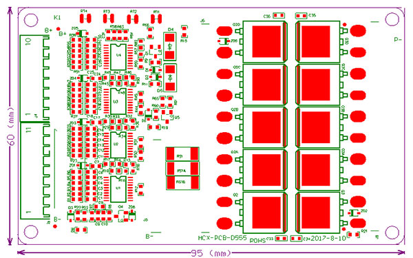 PCB尺寸图