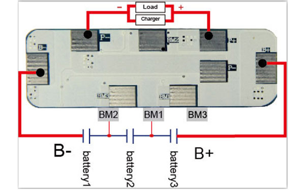 动力电池保护板接线图